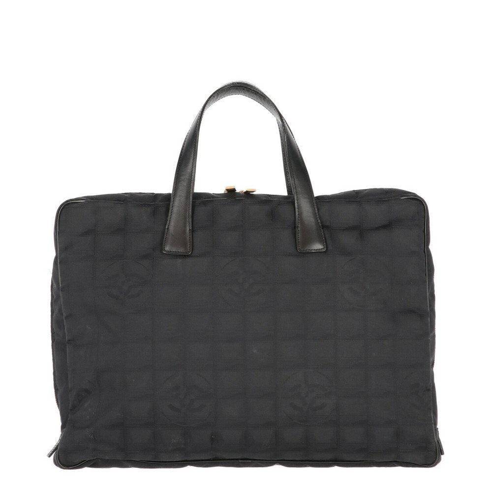 Chanel Vintage Chanel Handbag W 36cm x H 26cm x D 6cm - Håndtasker Nylon hos Magasin.