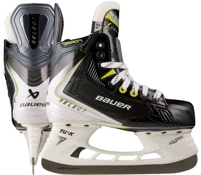 S25 Vapor Select JR hockeyskridskor, Svart, Barn, 2.5 D