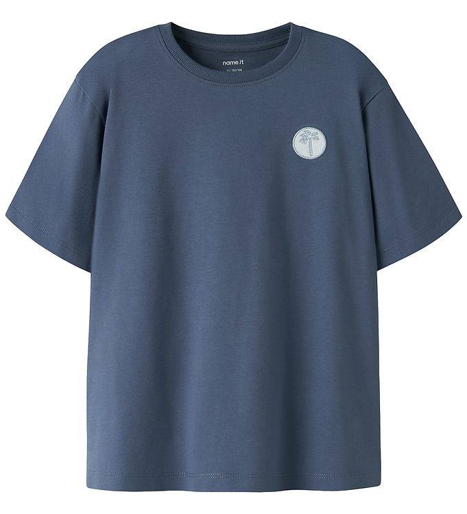 Name It T-shirt - NkmVimpel - Vintage Indigo - Name It - 9-10 år (134-140) - T-shirt