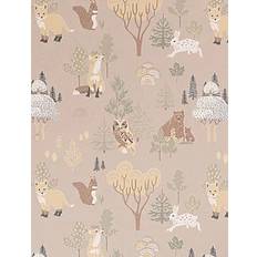 Wallpaper Deep forest soft beige