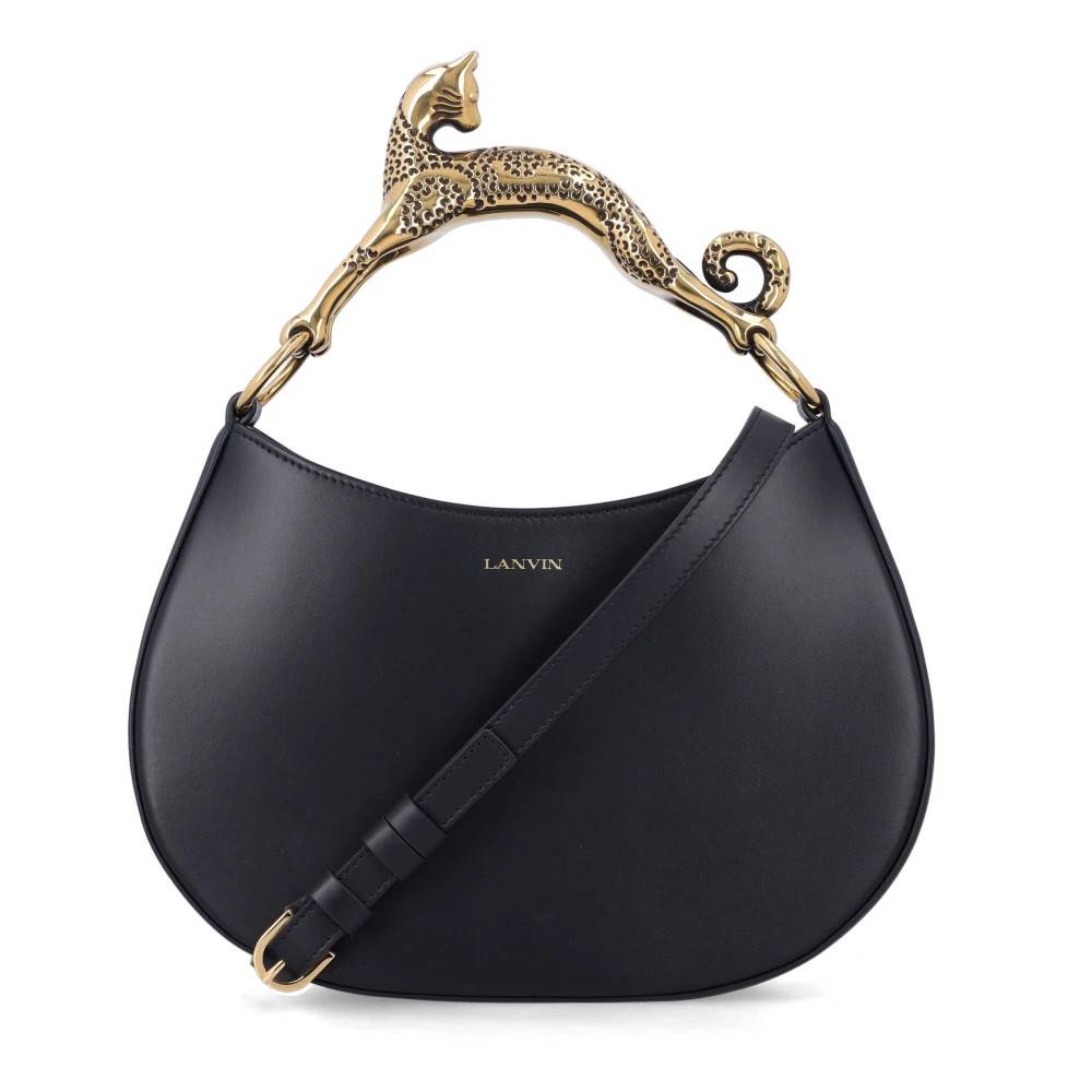 Lanvin Hobo Kat Taske - Tasker - Dame - Sort - ONE SIZE - Uld