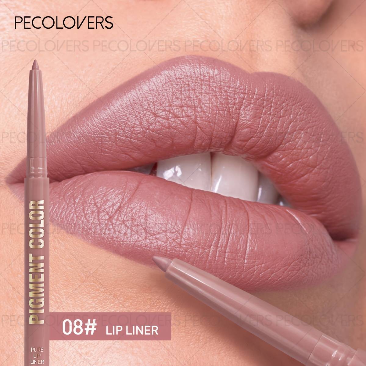 1pc Velvet Matte Lip Pencil - , Long-lasting, Colors, High Pigmentation, Retractable, Smooth Lip Liner & Lipstick, High Quality Lip Cream With Mixed Shades (, , Pinks) For All Light Beige Types