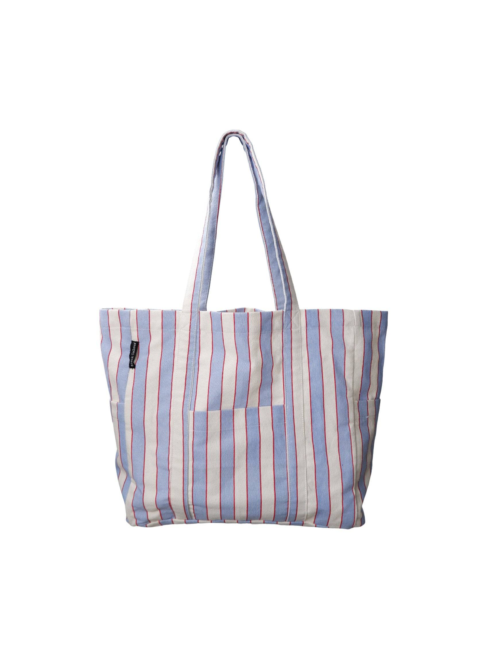 BCNELLA canvas bag - Blue Stripe - One Size.