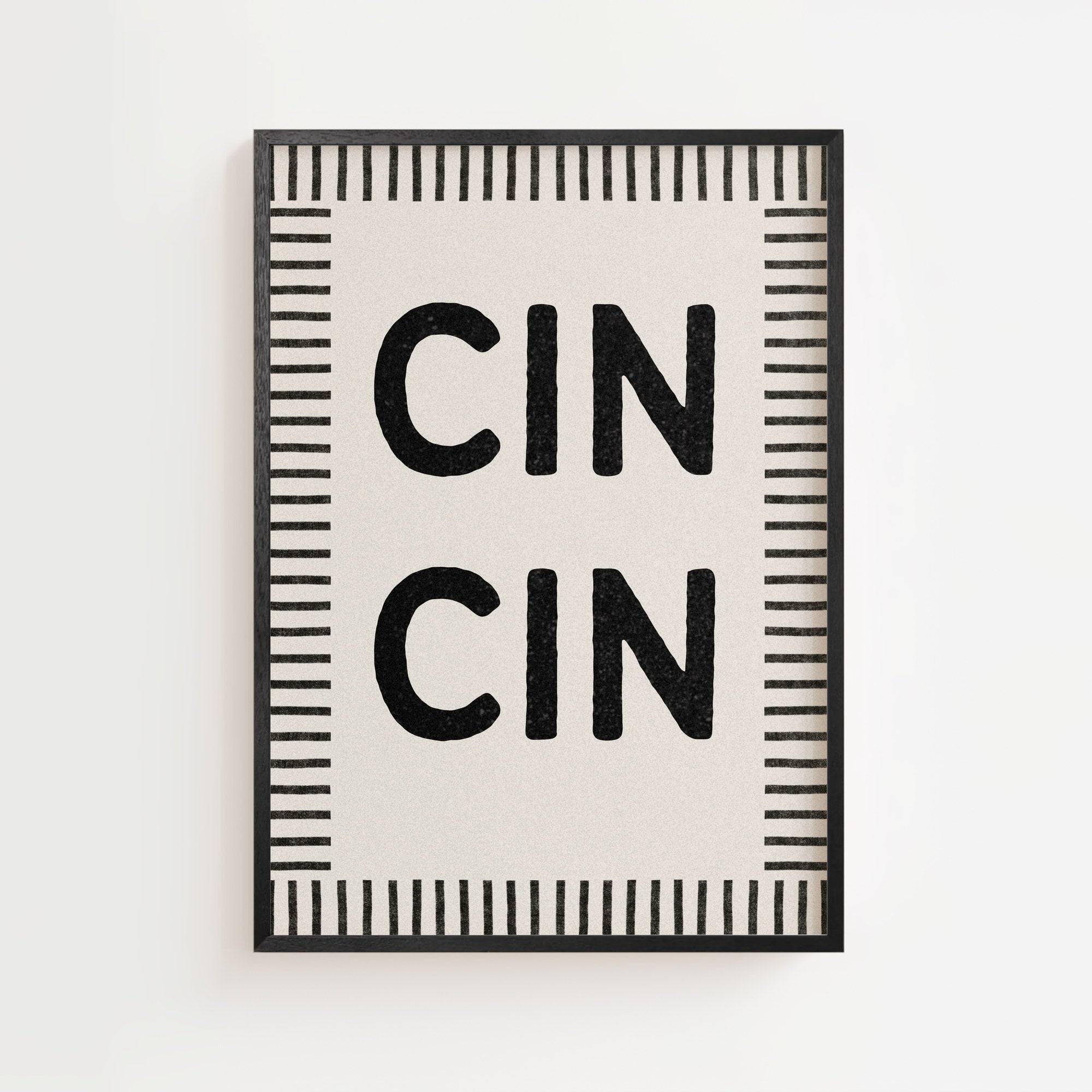 CIN TypografiPoster | 100 x 140 cm | Ellens Postershop.