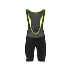 Rogelli Core Bib Cykelshorts, Black/Fluor Yellow, XXL