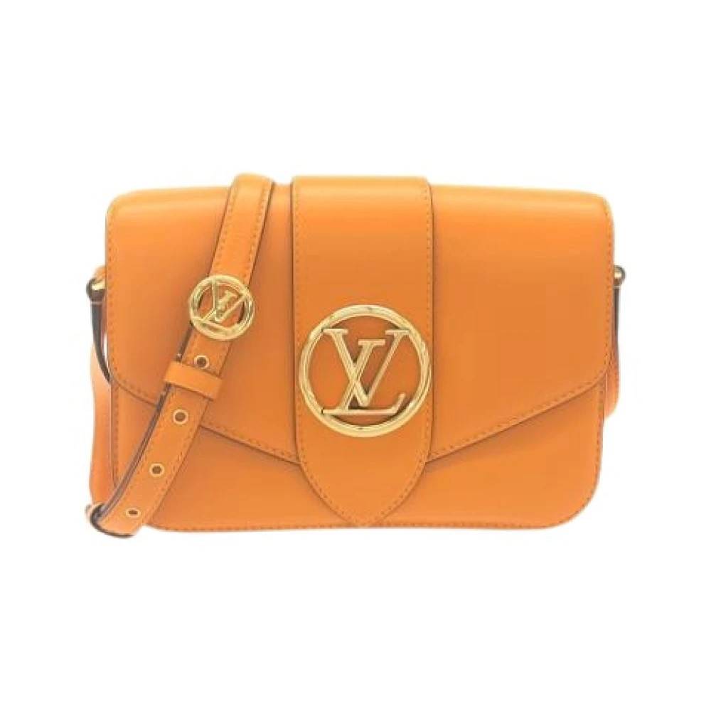 Louis Vuitton Vintage Pre-owned Vintage Skuldertaske - Vintage - Dame - Orange - ONE SIZE - Uld