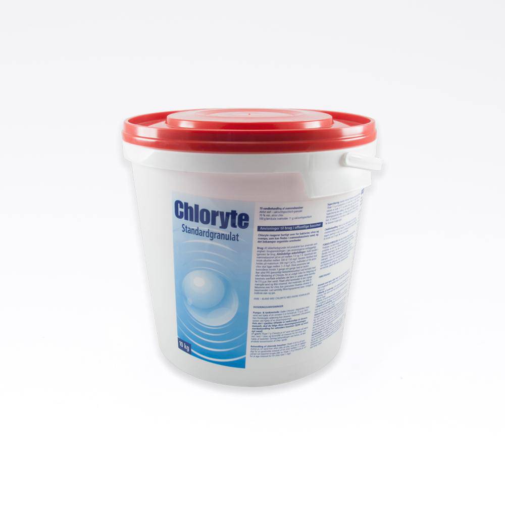 Chloryte Stand. Granules 10 kg BR pool kemi UN3487 ej LQ - UDGÅET