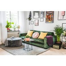 Fin Soffa | Dun | 3-sits | Grön | Lyxsammet | Valen | SWEEF