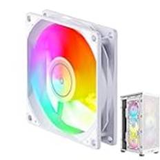 PC-kylfläktar, argb fläkt 9-bladdesign, PC-kylare, Rgb fläktar, luftflödesfläktar, 4pincomputer fodral luftkylning, argb teknik för datorfodral, svart och vitt Rgb fans