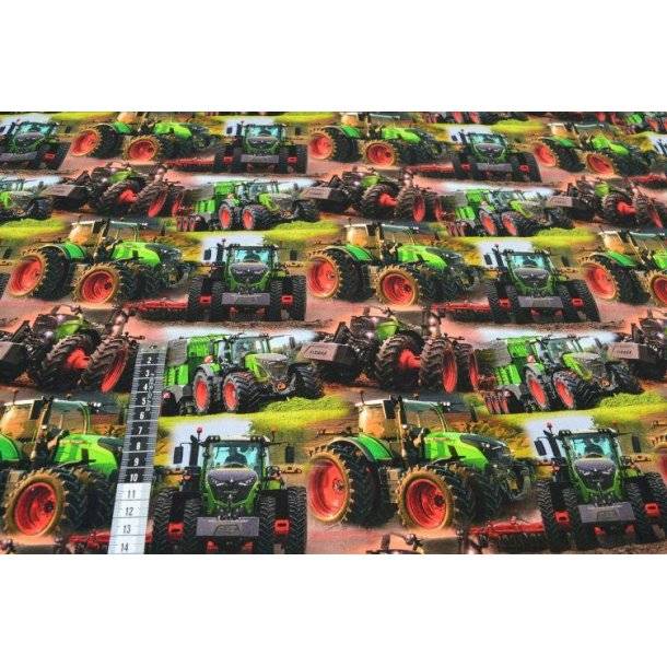 Økotex bomulds jersey m/Traktor