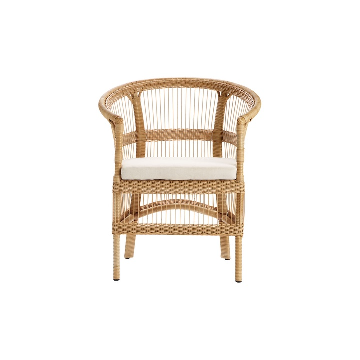 TINE K HOME COMO STOL POLYRATTAN INKL HYNDE NATUR - 82