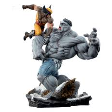 Marvel Statue Grey Hulk vs Wolverine 58 cm