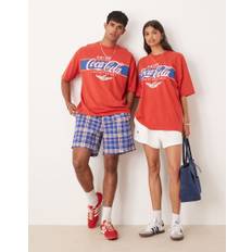 ASOS DESIGN - Unisex - Rød oversized T-shirt med Coca Cola-print