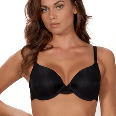 After Eden Double Boost Lace push-up BH, svart, Storlek: 80A, Kvinnor