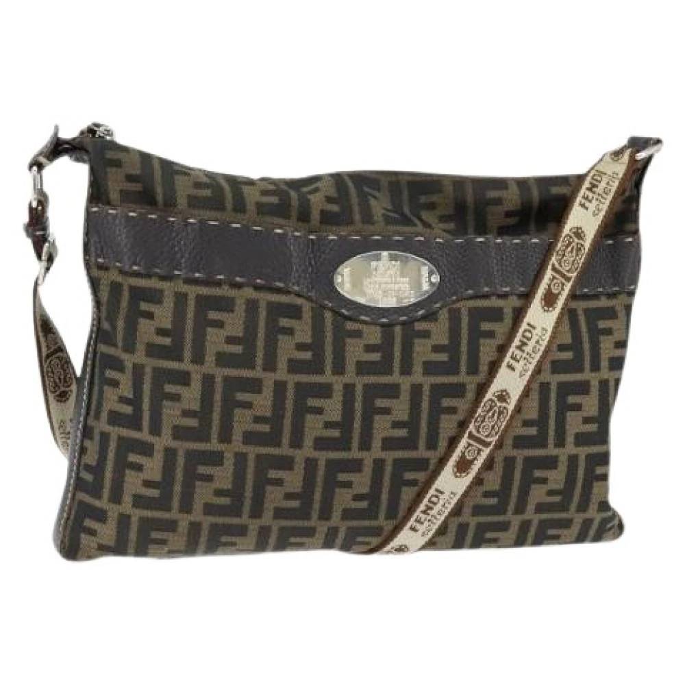 Fendi Vintage - Pre-owned Canvas Cross Body Bag Vintage - Dam - ONE Size -