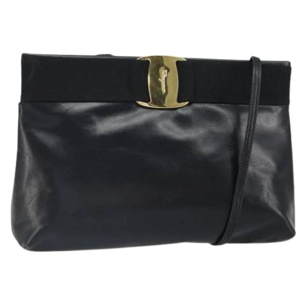 Salvatore Ferragamo Pre-owned - Pre-owned Läder Crossbody Väska Vintage - Dam - ONE Size - Läder