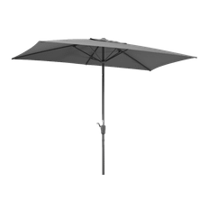 Tunis parasol - 270 x 150 cm med hejs - Antracit