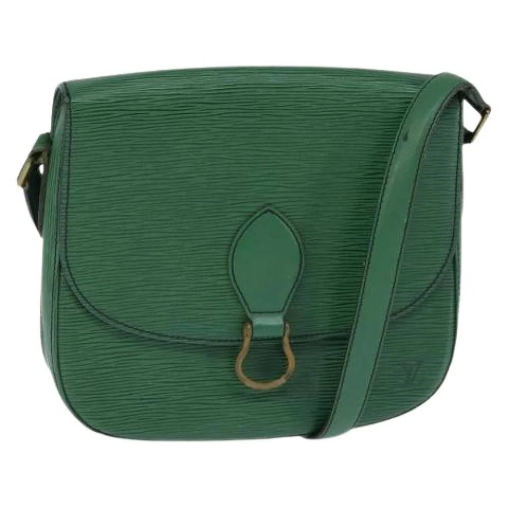 Louis Vuitton Vintage Pre-owned Vintage Cross Body Taske - Vintage - Dame - Grøn - ONE SIZE - Læder