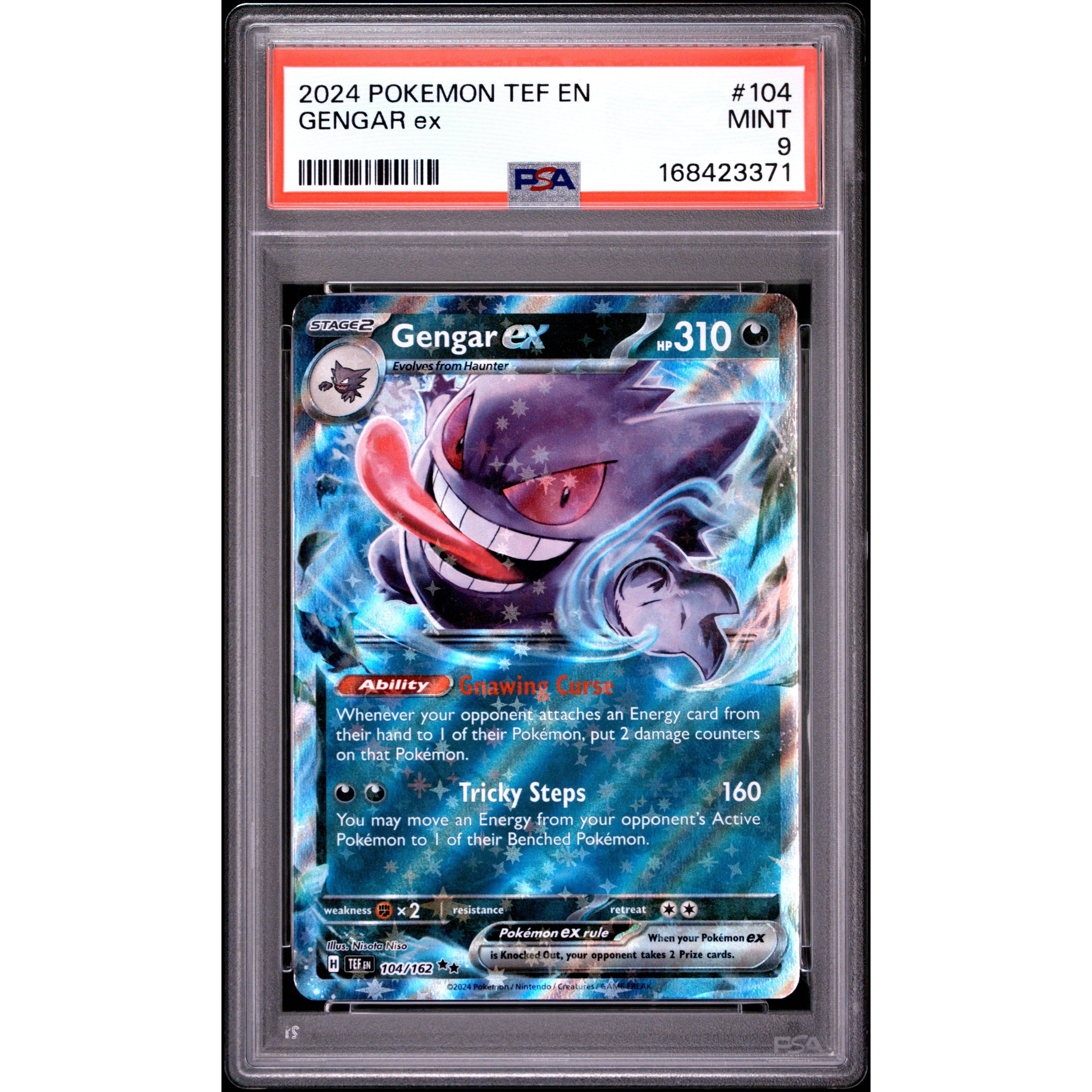 Pokémon TCG: Gengar Ex #104 PSA 9 - Temporal Forces - Brugtmoms