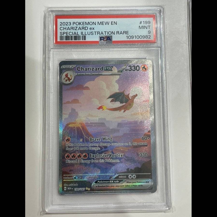 Charizard ex 199/165 151 Pokemonkort