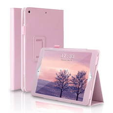 Apple-fodral kompatibelt med Samsung Galaxy-surfplattor / IPad / Redmi Pad Se, hopfällbart stativ Stötsäkert Smart Cover med pennhållare [Auto Sleep/W - Rosa (Multi-size)