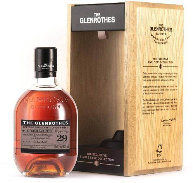 The Glenrothes - Speyside 29Y 46,3% alk..