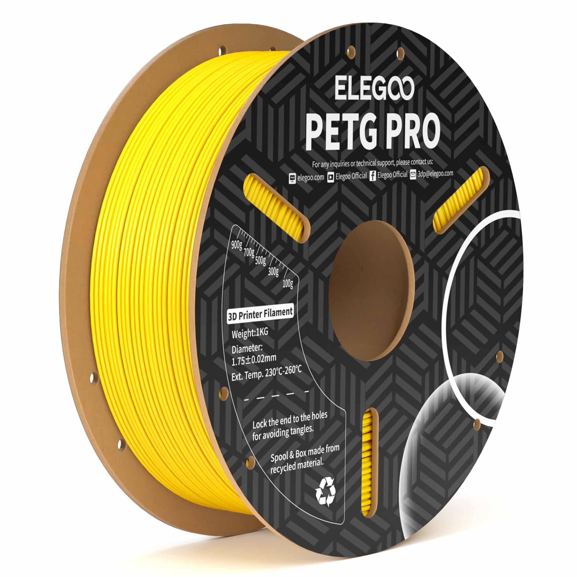 Elegoo PETG Pro filament 1 kg - yellow.