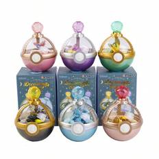 6 stilar Pokémon-leksaker Kreativ blindbox Sömn Eevee Drömlik boll Pocket Monster Espeon Umbreon Leafeon Glaceon Sylveon Tecknad Anime Figur Karaktärs - Multifärgad (Slumpmässig 1st låda,6 st Set Box)