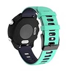 NRYCR Mjuk sport silikon bandremmar för Garmin Vivoactive 3/4 smart armband armband Forerunner 645 245 Venu 2Plus 20/22 mm, For Venu 2, Agat