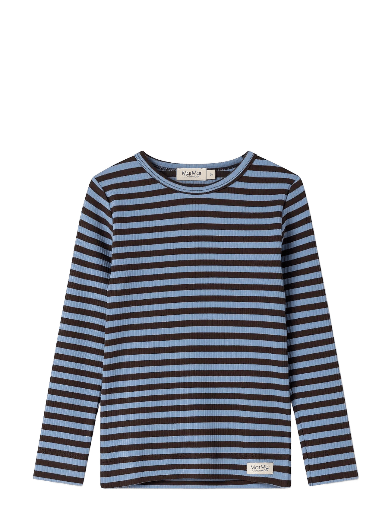MarMar Copenhagen Plain Tee Ls - Blue - 116