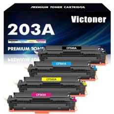 203A 203X MFP M281fdw Toner: für HP 203A 203X Color Laserjet Pro MFP M281fdw M281fdn M254dw M281cdw M280nw M254nw M254dn M281 M254 CF540A CF540X CF541A CF542A CF543A Schwarz Cyan Gelb Magenta