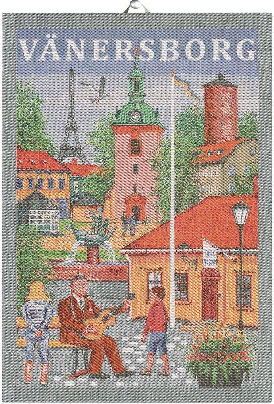 Vänersborg kökshandduk Ekelund.