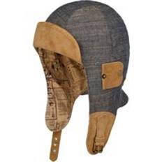 Convertible Herringbone Pilotmössa by Stetson - blå