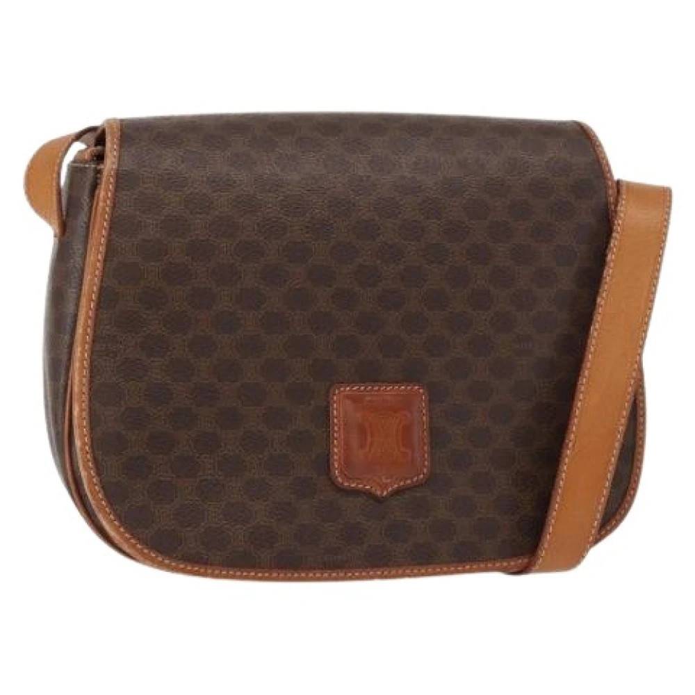 Celine Vintage Pre-owned Plastic Cross Body Taske - Vintage - Dame - Brun - ONE SIZE -