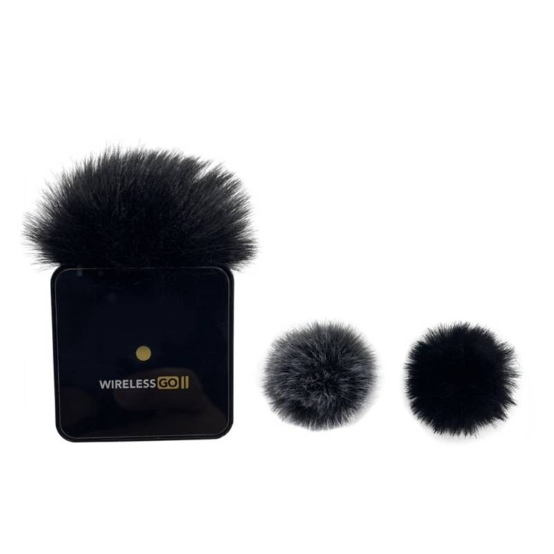 1pc Artificial Furs Windscreen Cover for RODE WIRELESS GO II Microphone Windscreen Block Wind Interference Enjoy Clear Sound