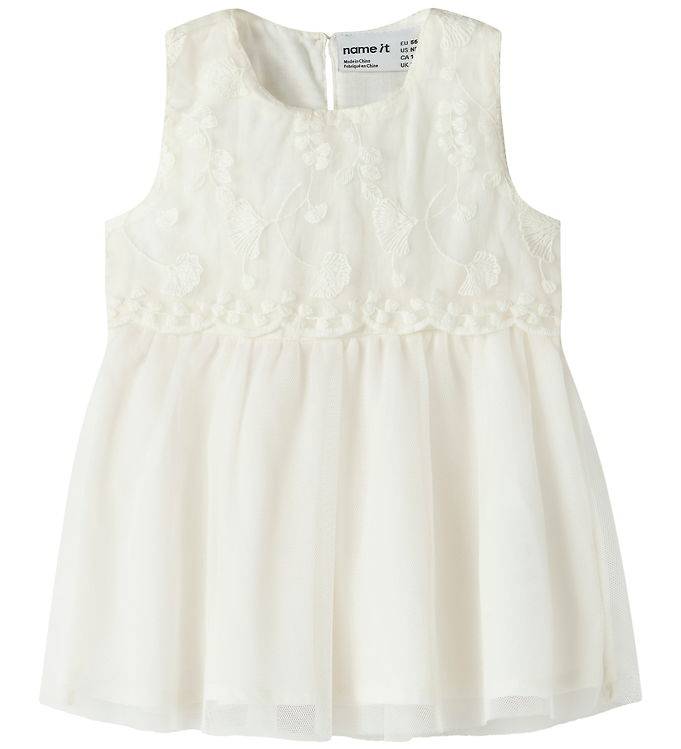Name It Spencer - Tyl - NbfNaiomi - Cloud Dancer - Name It - 1½ år (86) - Kjole