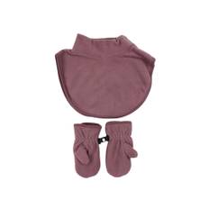Name It Grape Shake Fleece Halsedisse Og Vanter Polyester - Str. 6-12m 68/80cm