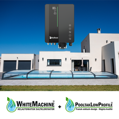 Paket för 3 x 6 Pool - Pooltak + WhiteMachine