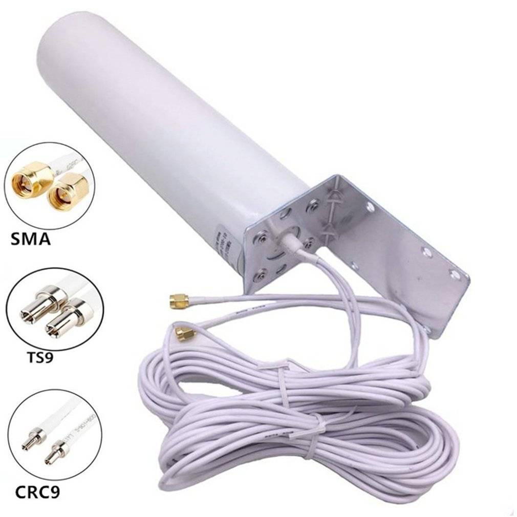 New 4G 5G Dual Interface SMA Antenna Outdoor Antenna TS9 CRC9 Router Network Card External Antenna Dropshipping Wholesale