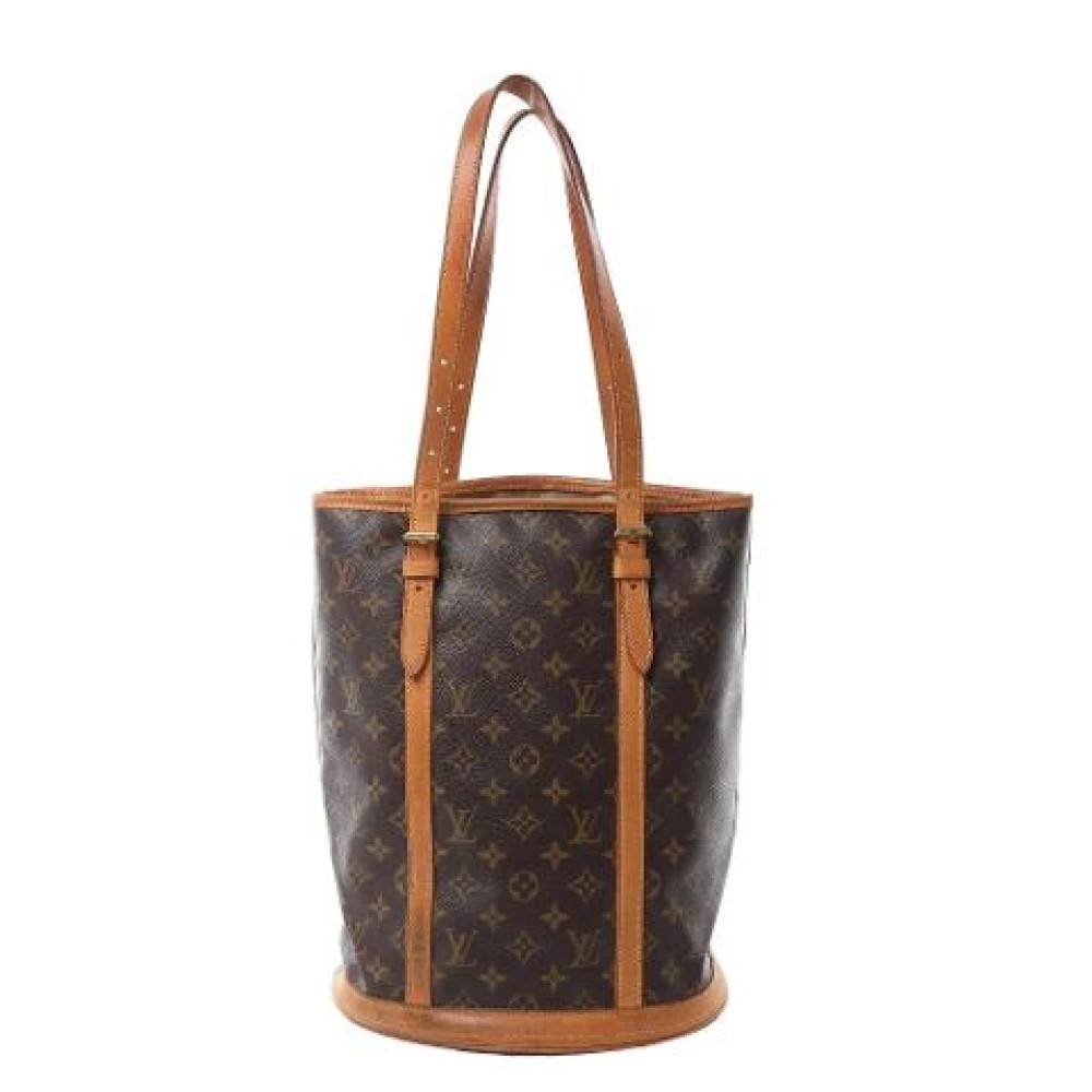 Louis Vuitton Vintage Pre-owned Bucket GM Skuldertaske - Vintage - Dame - Brun - ONE SIZE - Uld
