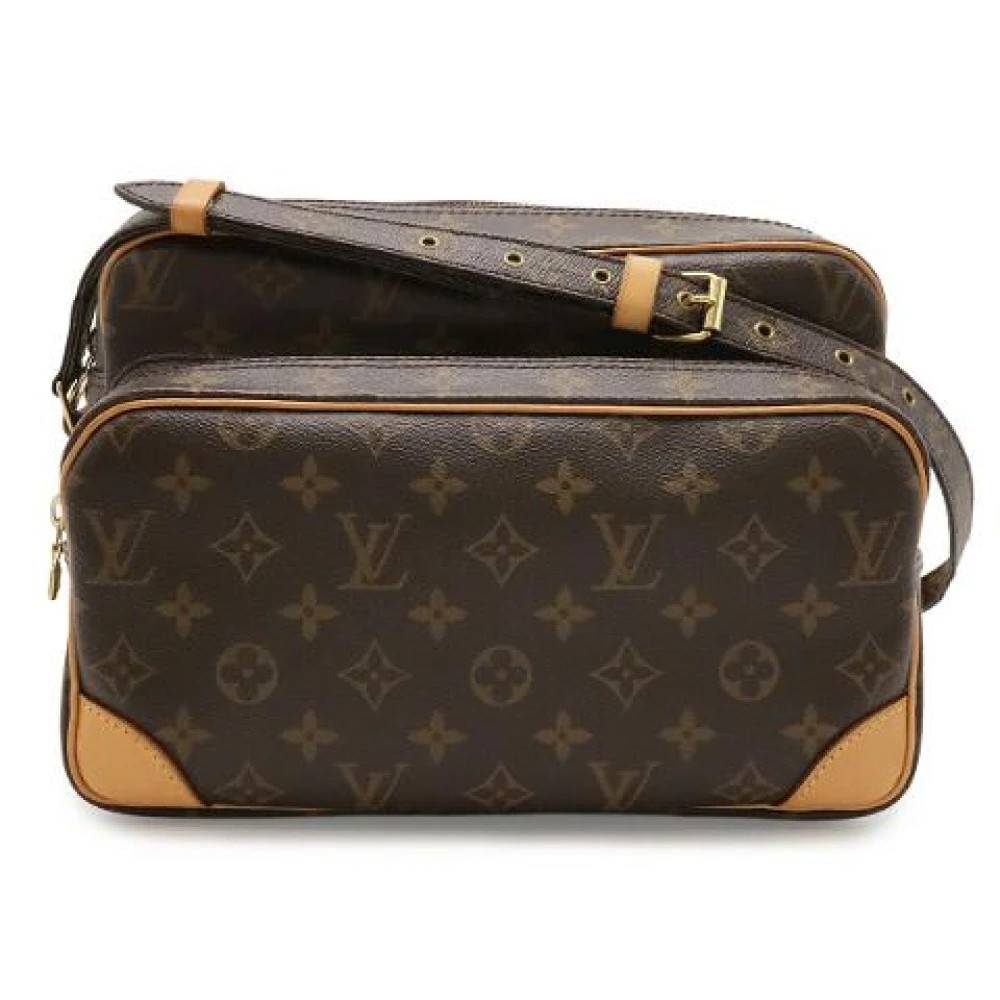 Louis Vuitton Vintage Pre-owned Monogram Nile Skuldertaske M45244 - Vintage - Dame - Brun - ONE SIZE - Uld