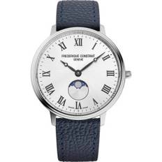 Frederique Constant, Accessoarer, Dam, ONE Size, Läder, Moneta Moonphase - white (ONE SIZE)