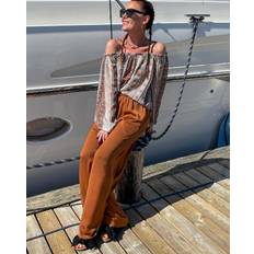 To Be Wanderlust wide pants, JULIE, brun - 164 - XS+ - XS
