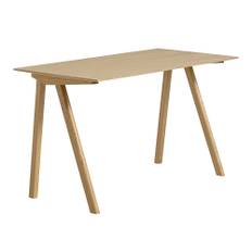 HAY - CPH90 2.0 Desk Lacquered Oak Frame L130 X W65 X H74  Lacquered Oak Veneer Tabletop Lacquered Edge - Skrivbord - Ronan & Erwan Bouroullec - Träfärgad - Trä