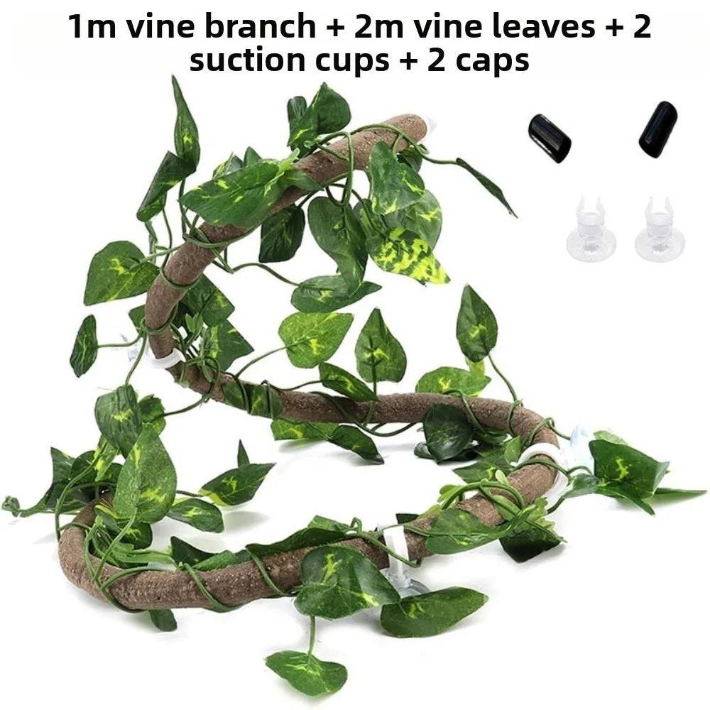 Rattan Reptile Climbing Vine Set - Set-D