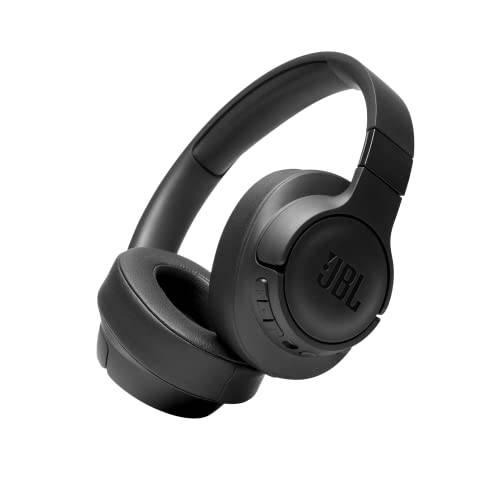 JBL Tune 760 NC trådlösa over-ear-hörlurar med aktiv brusreducering, JBL Pure Bass-ljud, 35 timmars batteritid och handsfree-hantering, svart
