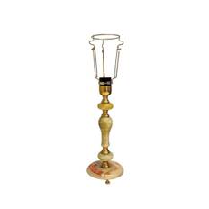 Lampfot Marmor & Mässing, 46 cm