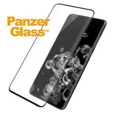 PanzerGlass Samsung Galaxy S20 Ultra Fingerprint kompatibel Skærmbeskyttelse, Sort Kant