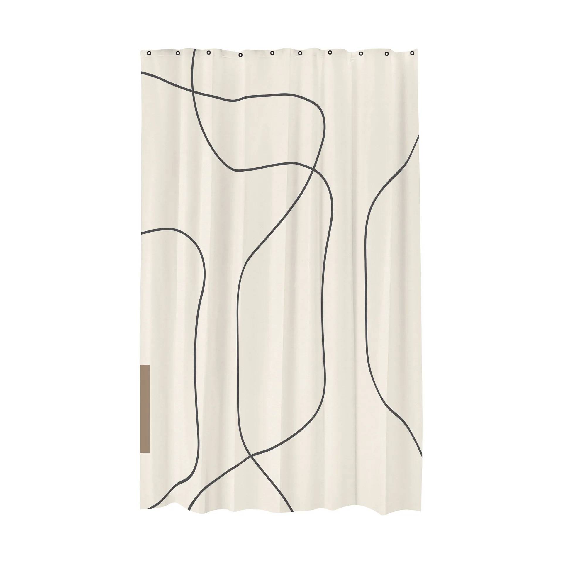 Mette Ditmer Shadow duschdraperi Vit, 150x200 cm