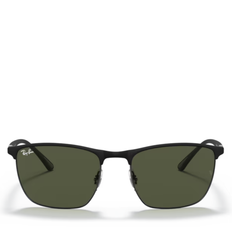 Mens 186/31 Matte Black/Black RB3686 Sunglasses - 57